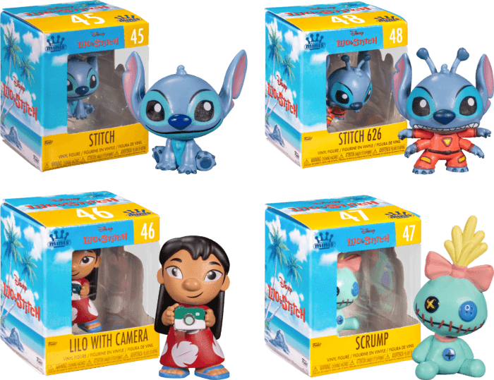 FUN59583 Lilo and Stitch - US Exclusive Mini Vinyls [RS] - Funko - Titan Pop Culture