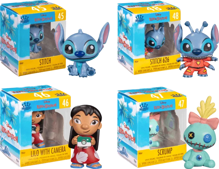 FUN59583 Lilo and Stitch - US Exclusive Mini Vinyls [RS] - Funko - Titan Pop Culture