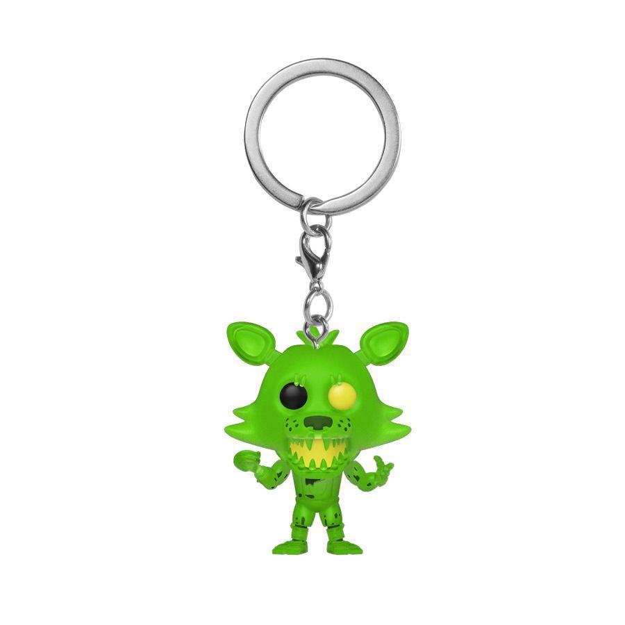 FUN59694 Five Nights at Freddy's: Special Delivery - Radioactive Foxy Pocket Pop! Keychain - Funko - Titan Pop Culture