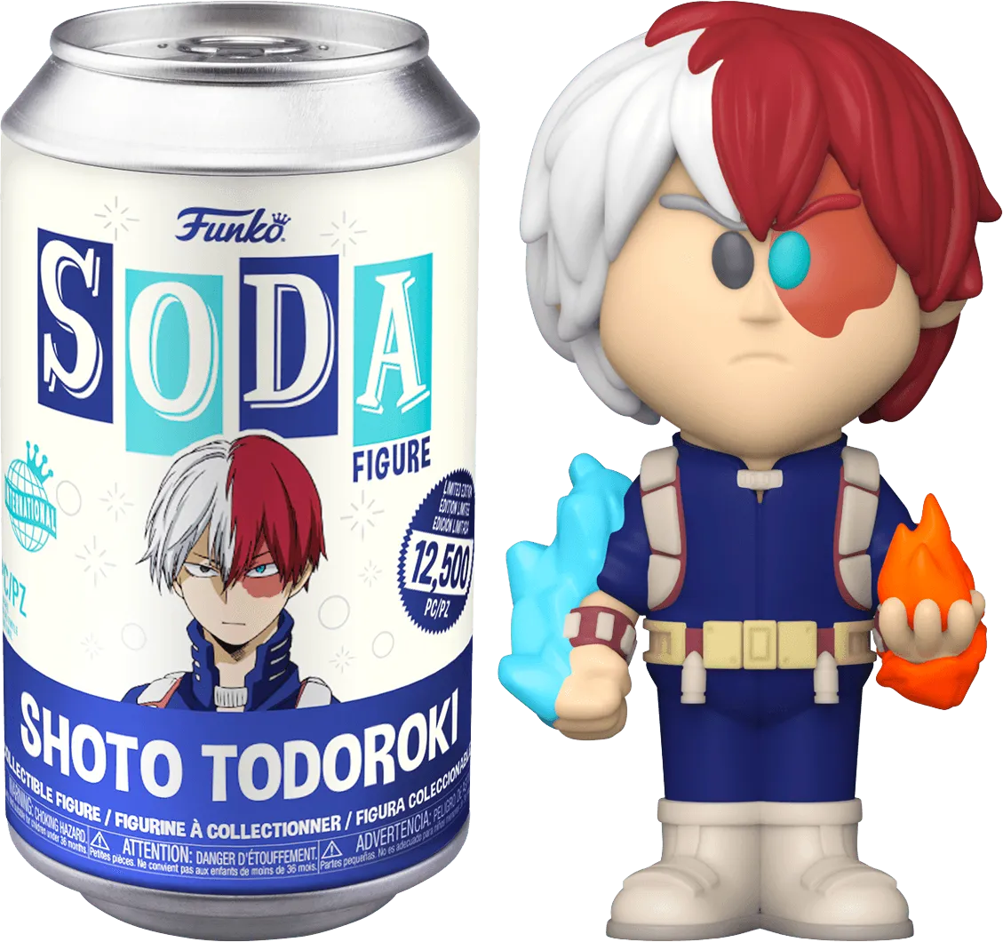 FUN59838 My Hero Academia - Todoroki (with chase) Vinyl Soda - Funko - Titan Pop Culture