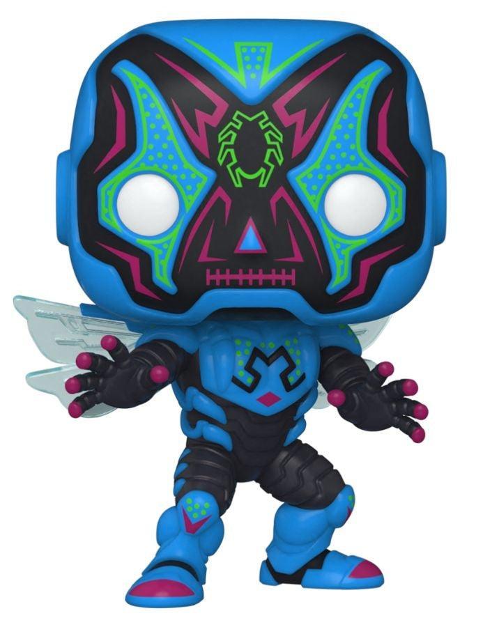 FUN59898 DC Comics - Blue Beetle Dia De Los DC Glow US Exclusive Pop! Vinyl [RS] - Funko - Titan Pop Culture