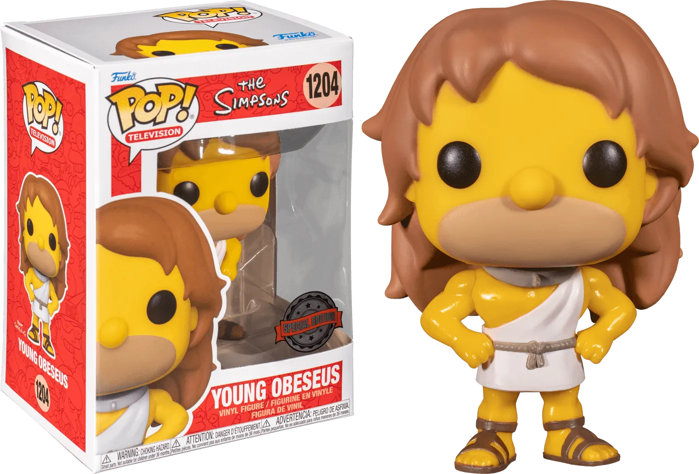 FUN60119 The Simpsons - Buff Homer US Exclusive Pop! Vinyl [RS] - Funko - Titan Pop Culture