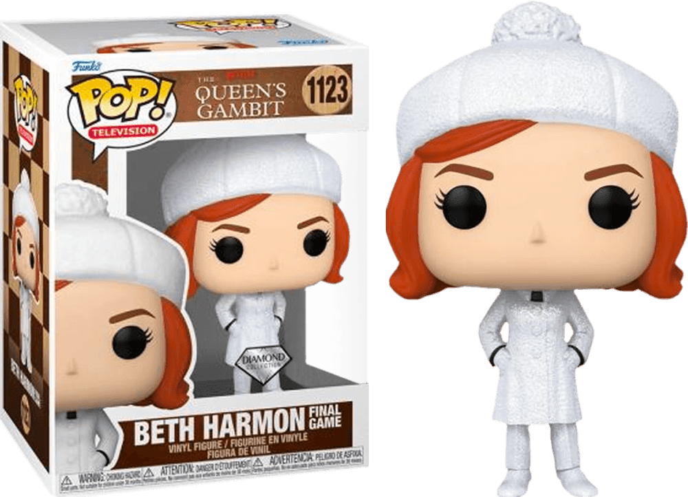 FUN60163 Queen's Gambit - Beth Finale US Exclusive Diamond Glitter Pop! Vinyl [RS] - Funko - Titan Pop Culture