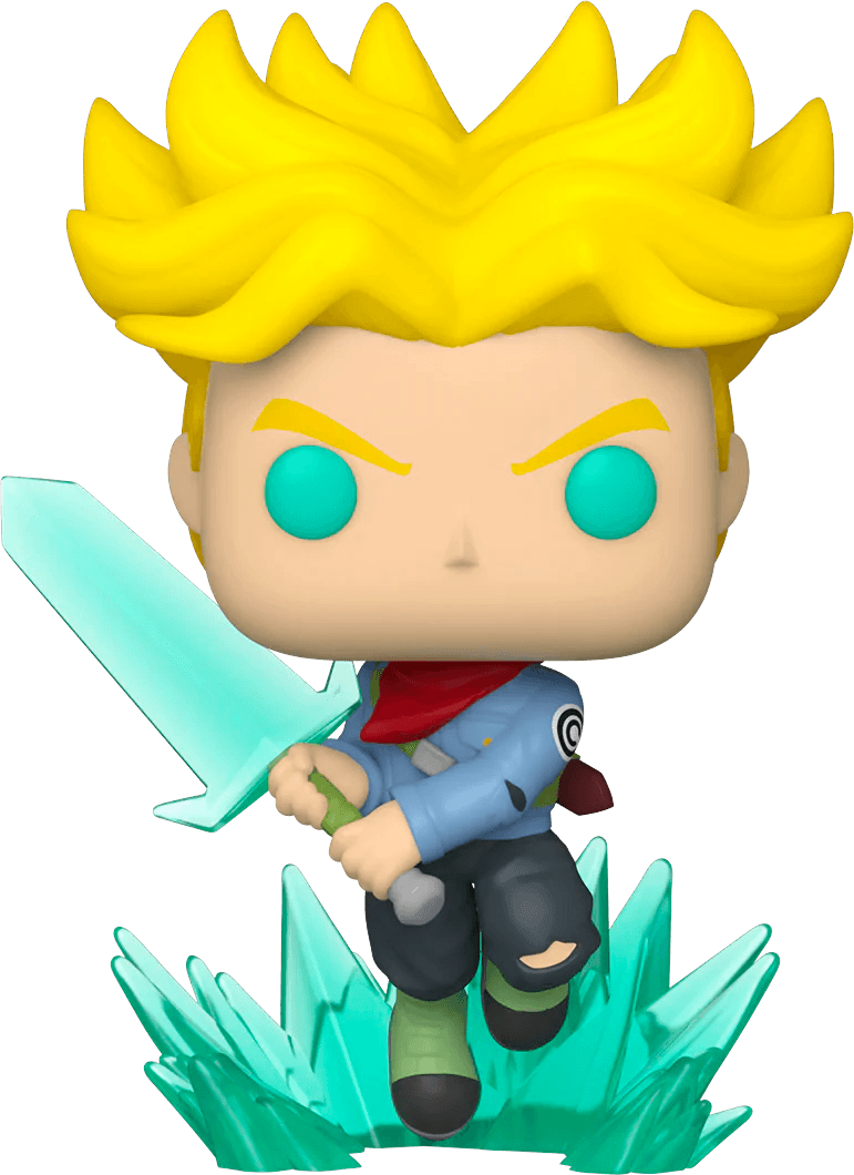 FUN60245 Dragon Ball Super - Super Saiyan Trunks with Sword Glow US Exclusive Pop! Vinyl [RS] - Funko - Titan Pop Culture