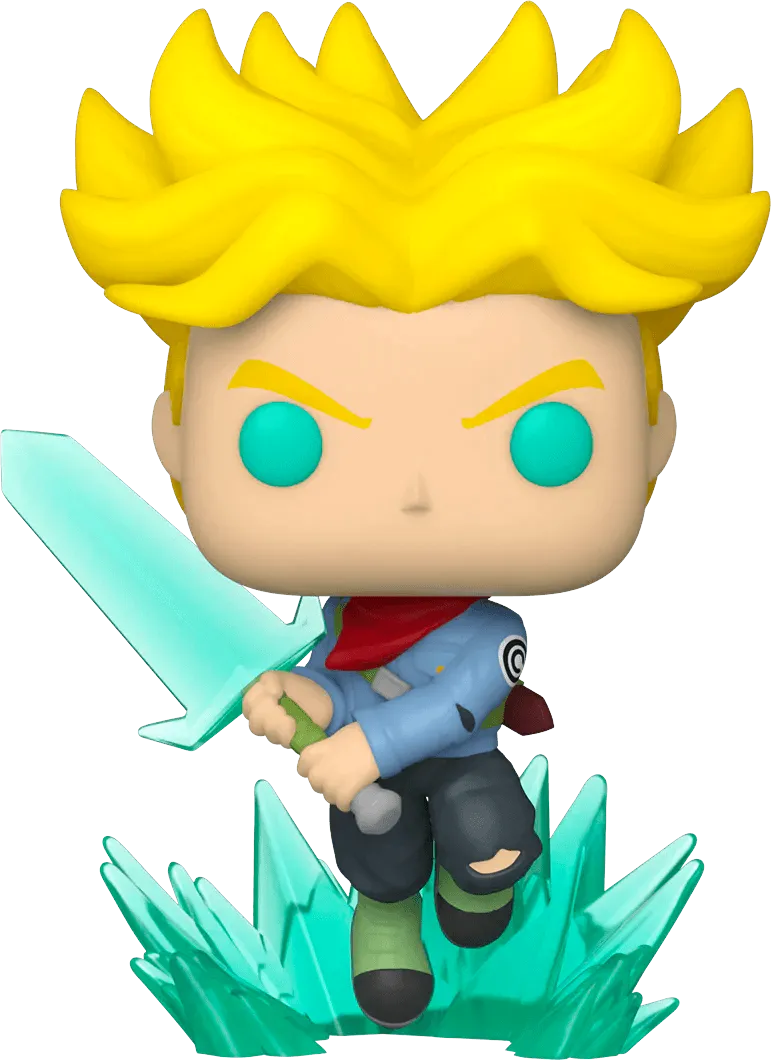 FUN60245 Dragon Ball Super - Super Saiyan Trunks with Sword Glow US Exclusive Pop! Vinyl [RS] - Funko - Titan Pop Culture