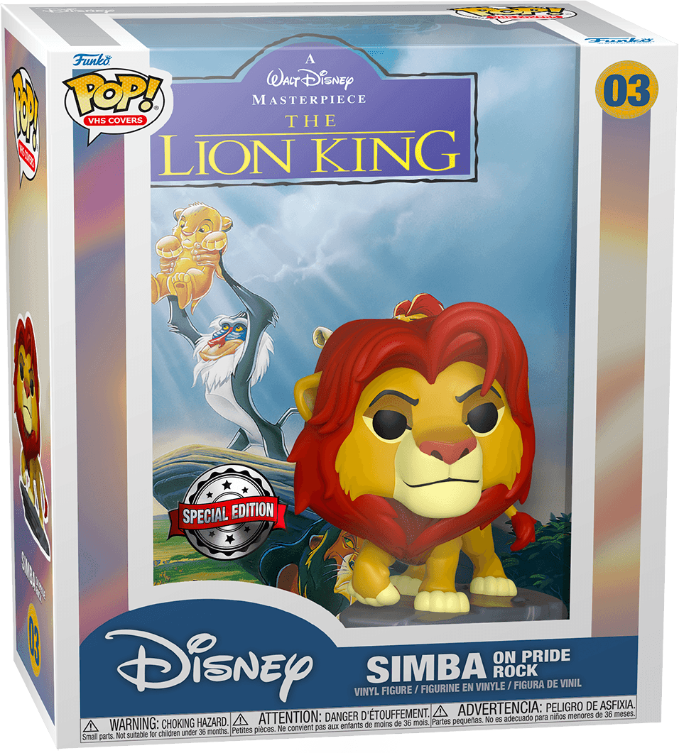 FUN60249 The Lion King (1994) - Simba on Pride Rock US Exclusive Pop! Cover [RS] - Funko - Titan Pop Culture