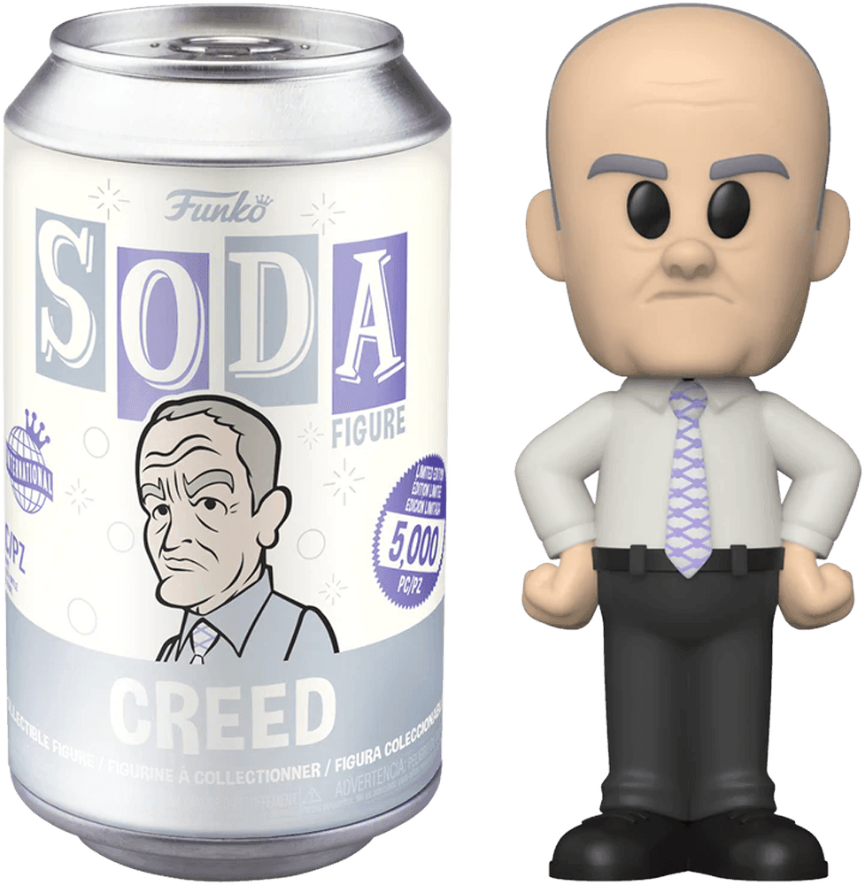 FUN60291 The Office - Creed (with chase) US Exclusive Vinyl Soda [RS] - Funko - Titan Pop Culture