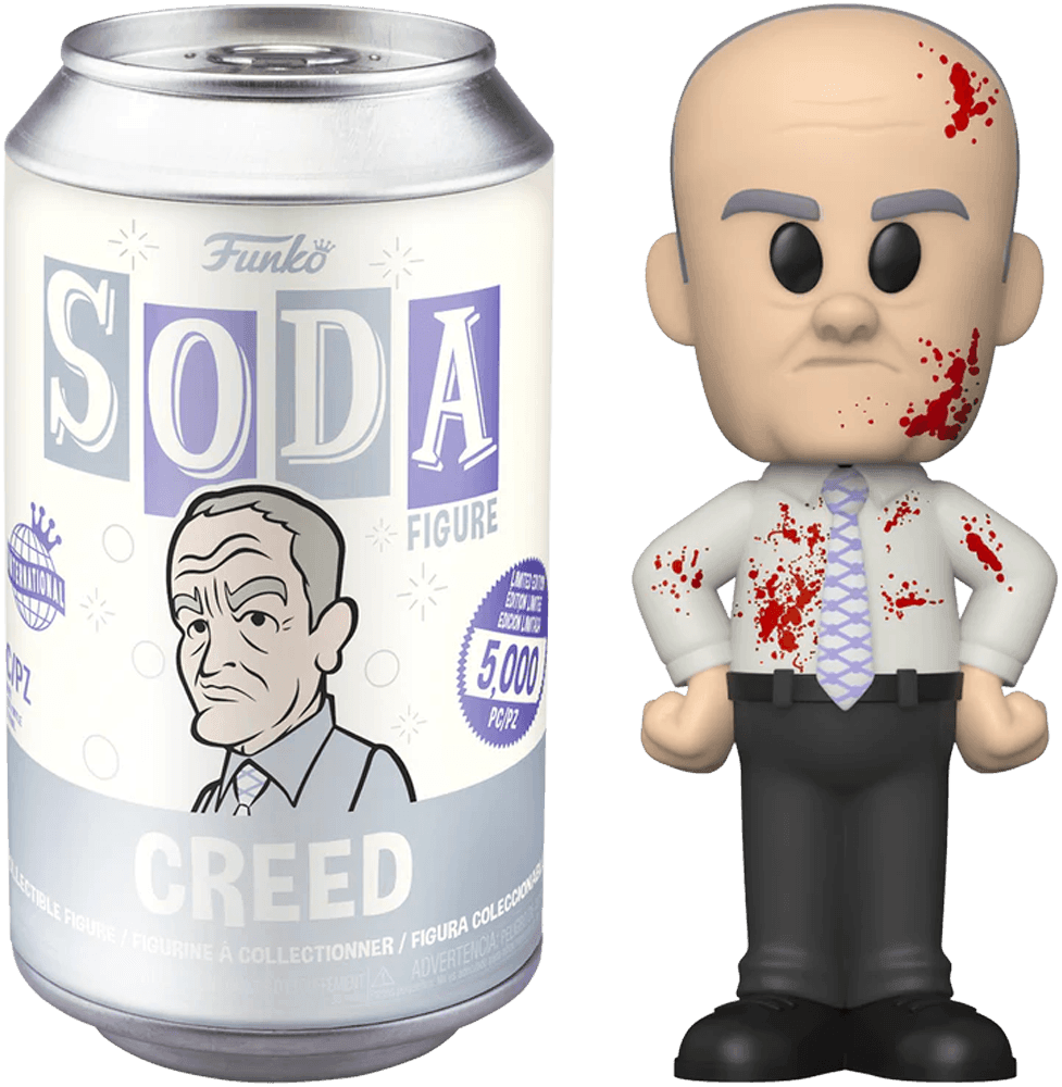 FUN60291 The Office - Creed (with chase) US Exclusive Vinyl Soda [RS] - Funko - Titan Pop Culture