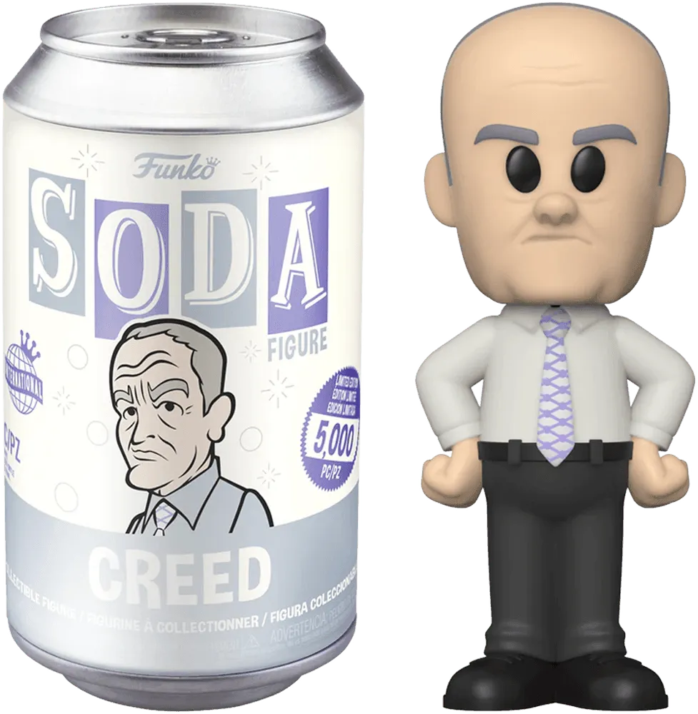 FUN60291 The Office - Creed (with chase) US Exclusive Vinyl Soda [RS] - Funko - Titan Pop Culture