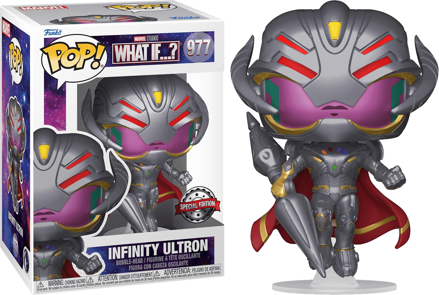 FUN60338 What If - Infinity Ultron with Weapon US Exclusive Pop! Vinyl [RS] - Funko - Titan Pop Culture