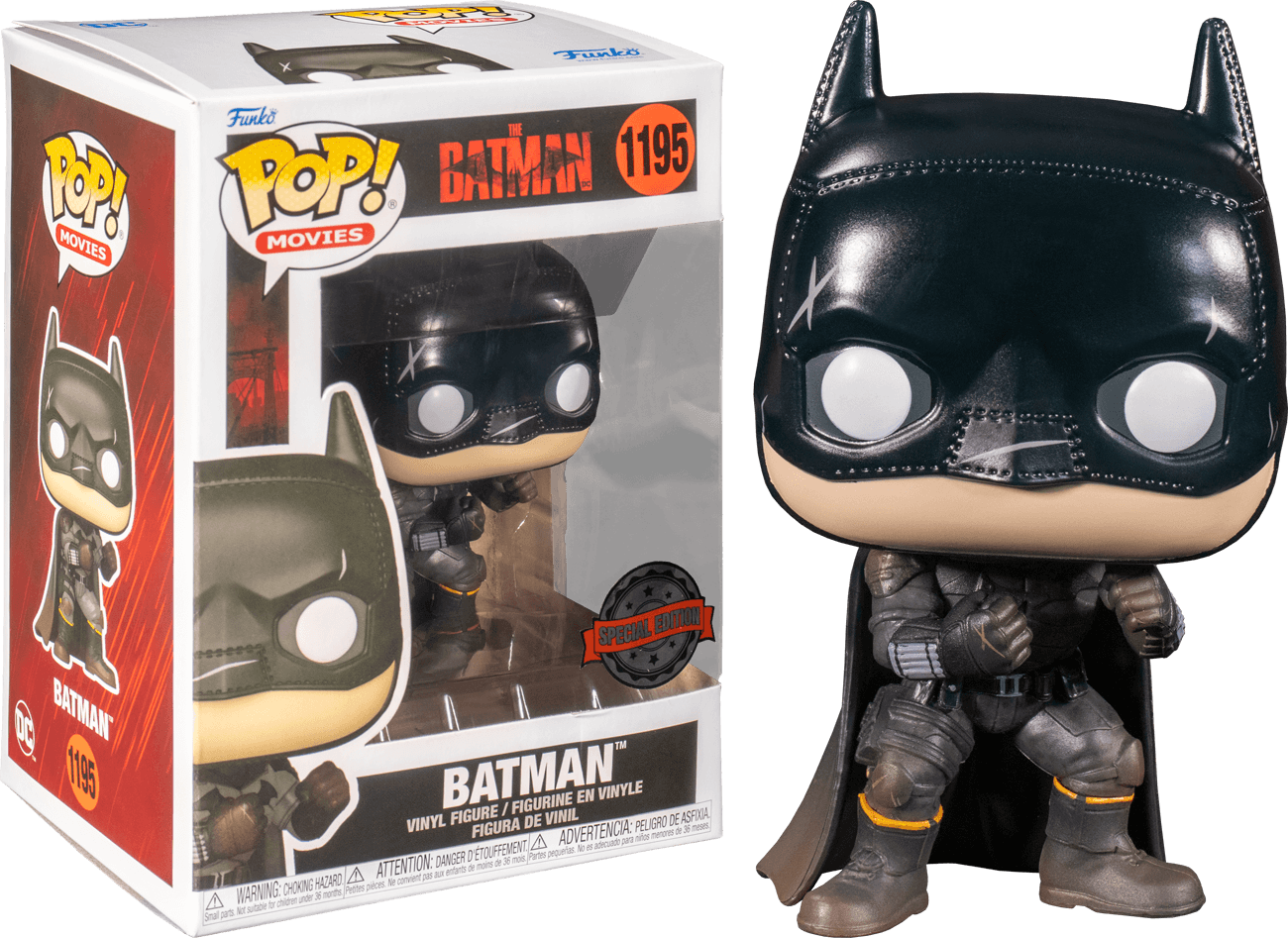 FUN60462 The Batman - Batman Battle Damaged US Exclusive Pop! Vinyl [RS] - Funko - Titan Pop Culture