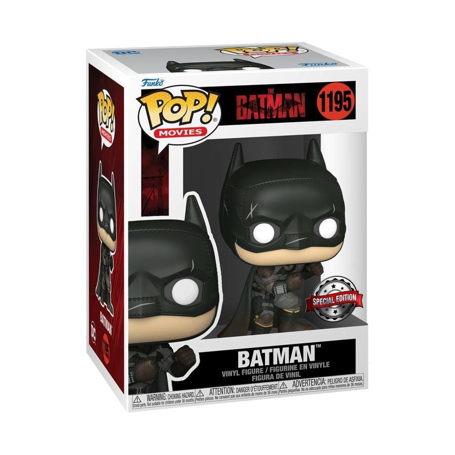 FUN60462 The Batman - Batman Battle Damaged US Exclusive Pop! Vinyl [RS] - Funko - Titan Pop Culture