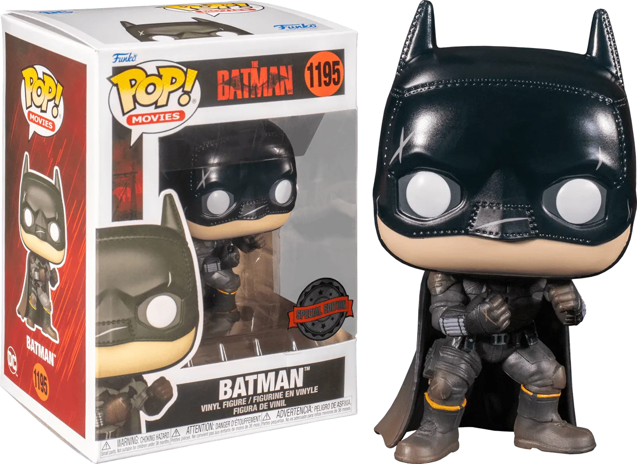 FUN60462 The Batman - Batman Battle Damaged US Exclusive Pop! Vinyl [RS] - Funko - Titan Pop Culture