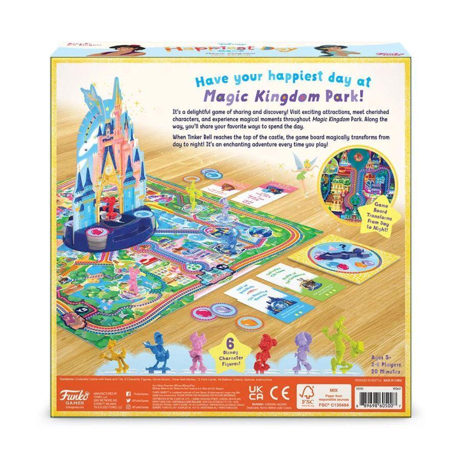 FUN60500 Disney - Happiest Day Magic Kingdom Park Board Game - Funko - Titan Pop Culture