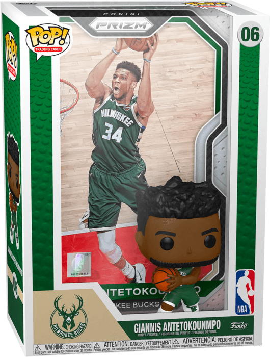 FUN60523 NBA - Giannis Antetokounmpo Pop! Trading Card - Funko - Titan Pop Culture