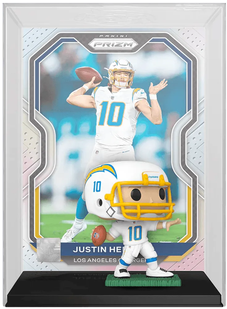 FUN60825 NFL - Justin Herbert Pop! Trading Card - Funko - Titan Pop Culture