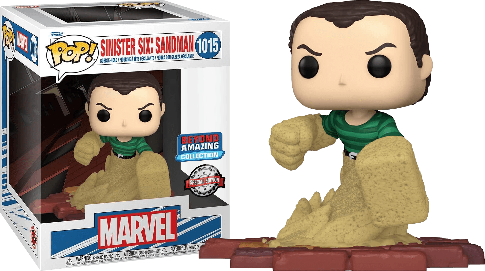 FUN60904 Marvel Comics - Sinister Six: Sandman US Exclusive Pop! Deluxe [RS] - Funko - Titan Pop Culture