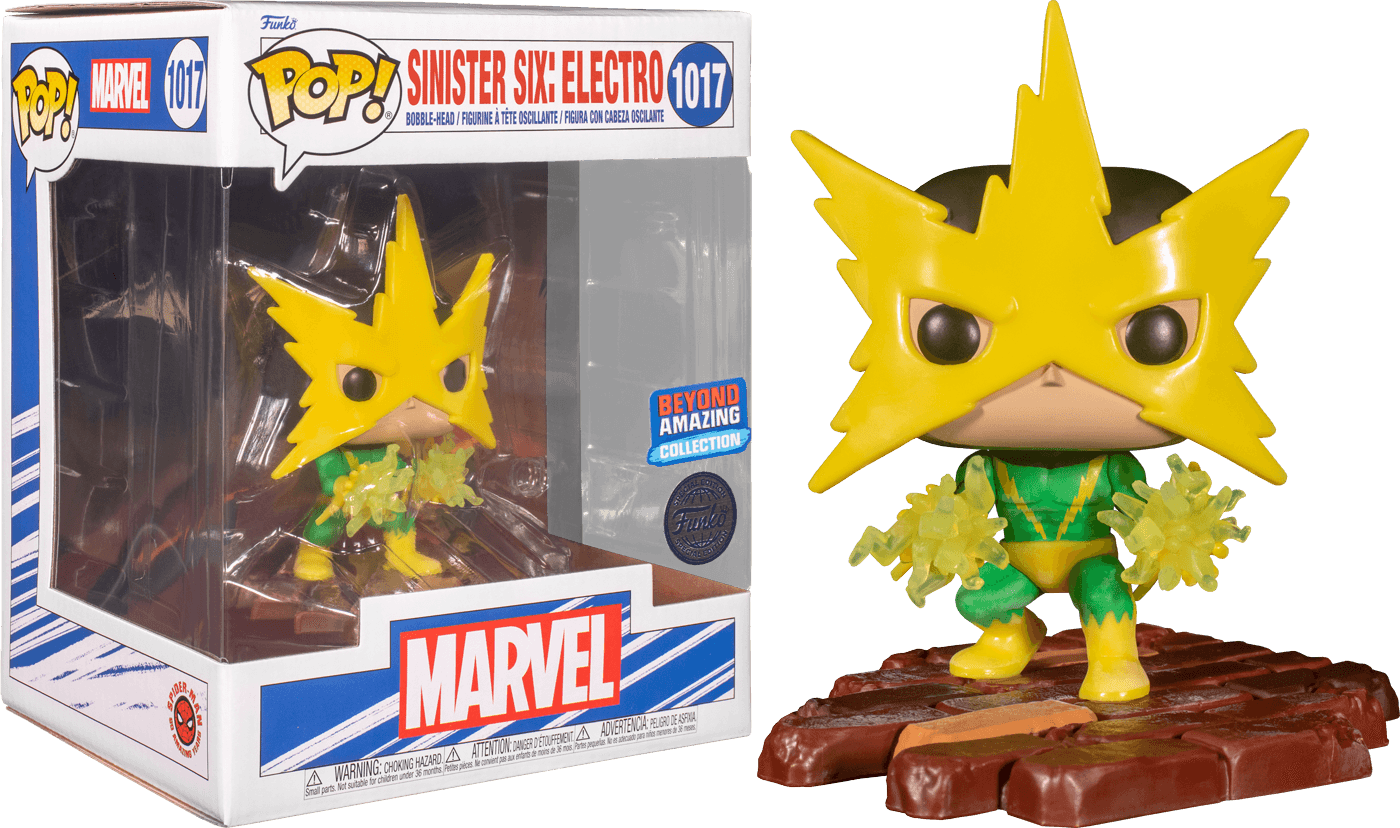 FUN60906 Marvel Comics - Sinister Six: Electro US Exclusive Pop! Deluxe [RS] - Funko - Titan Pop Culture