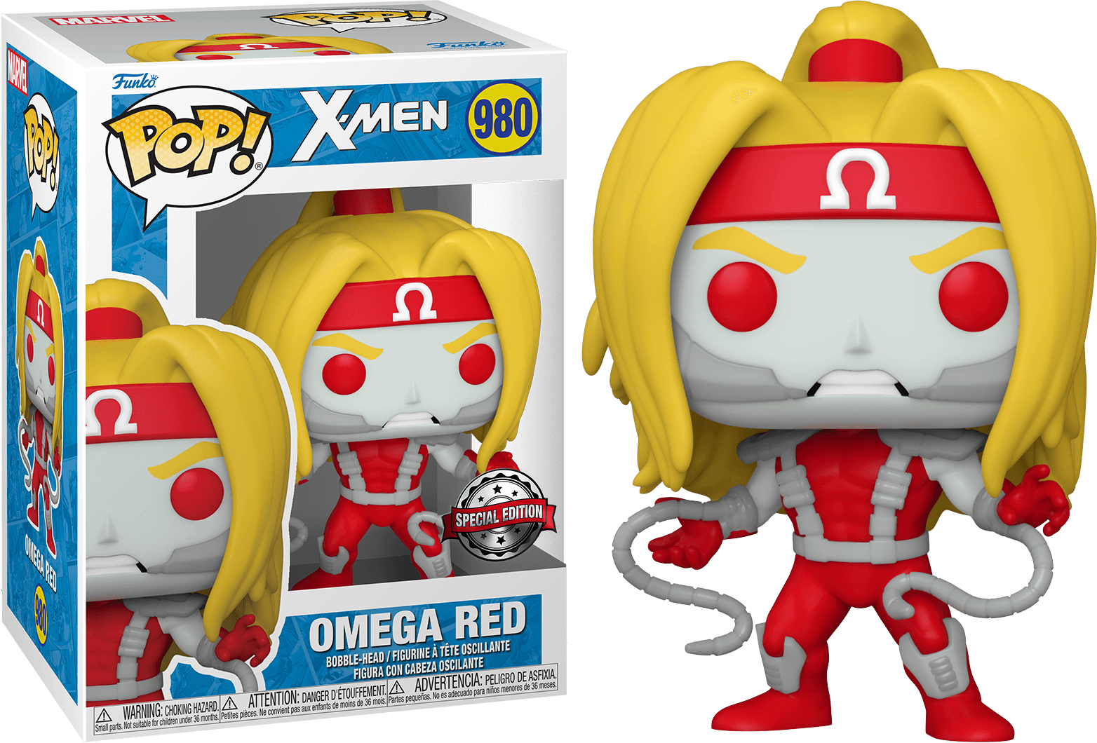 FUN60910 X-Men - Omega Red US Exclusive Pop! Vinyl [RS] - Funko - Titan Pop Culture