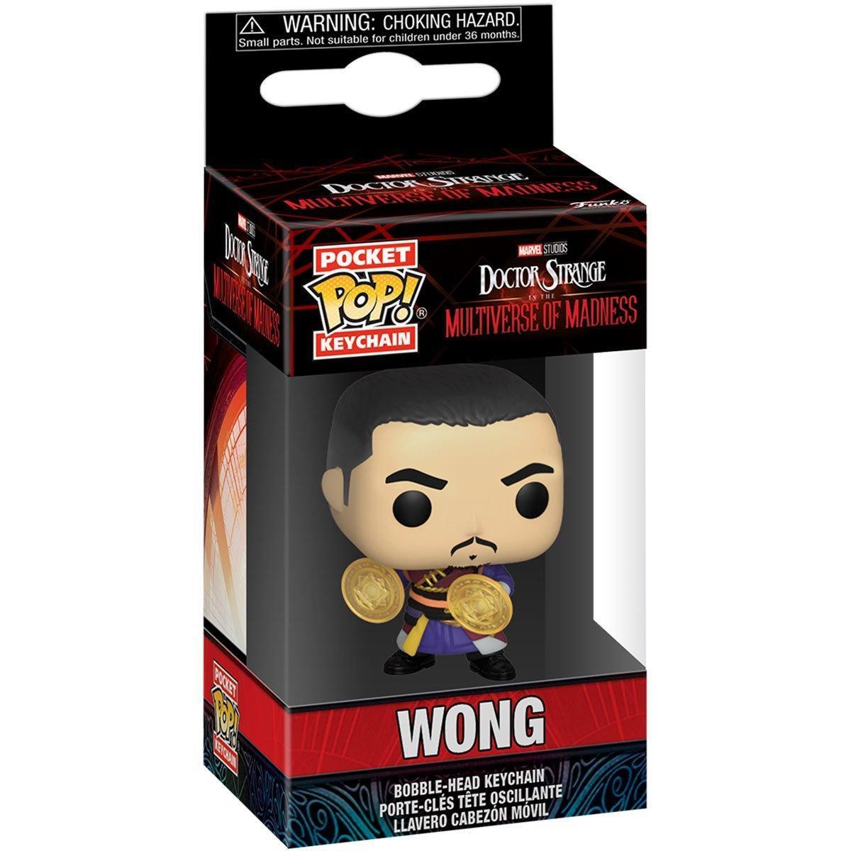 FUN60912 Doctor Strange 2: Multiverse of Madness - Wong Pocket Pop! Keychain - Funko - Titan Pop Culture