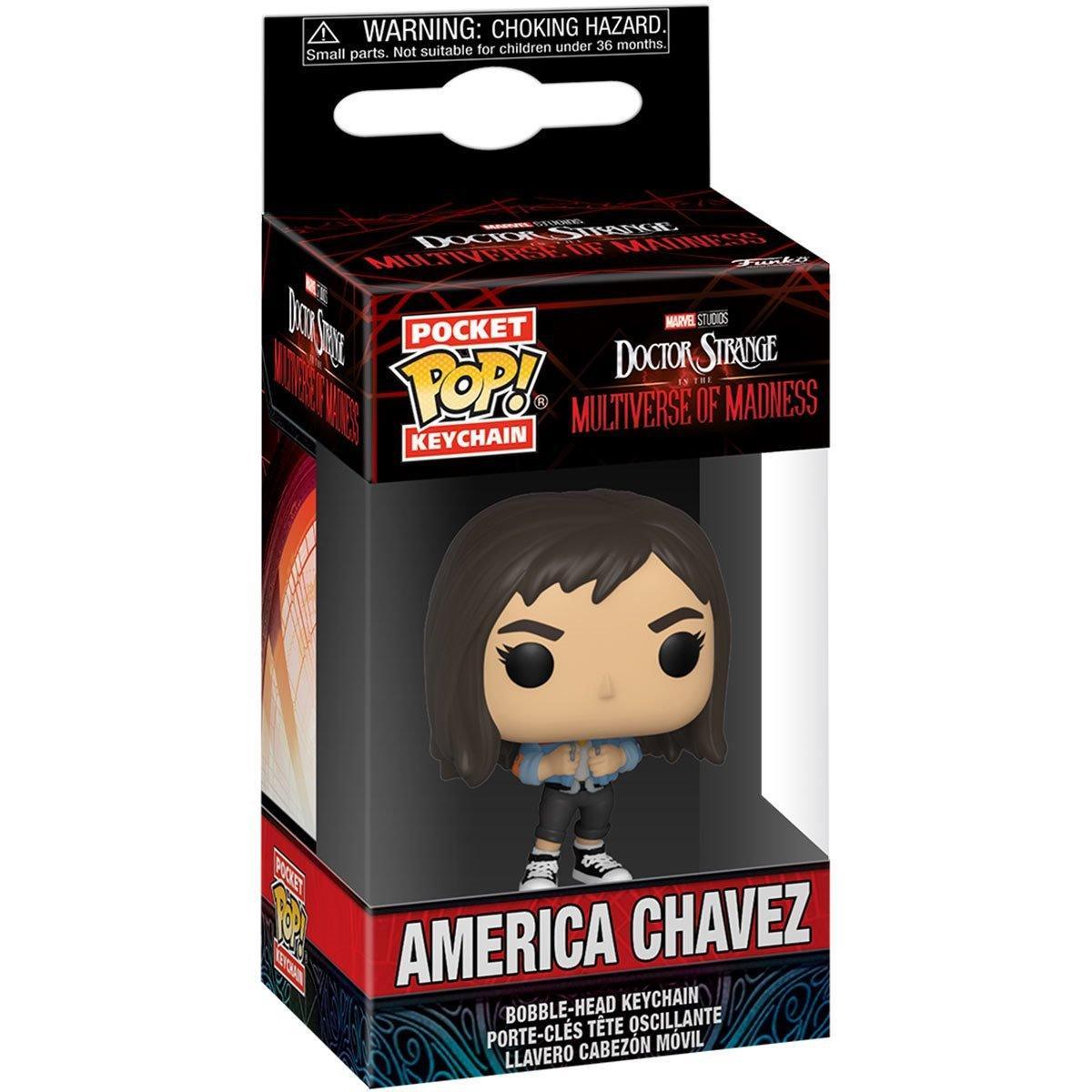 FUN60913 Doctor Strange 2: Multiverse of Madness - America Chavez Pocket Pop! Keychain - Funko - Titan Pop Culture