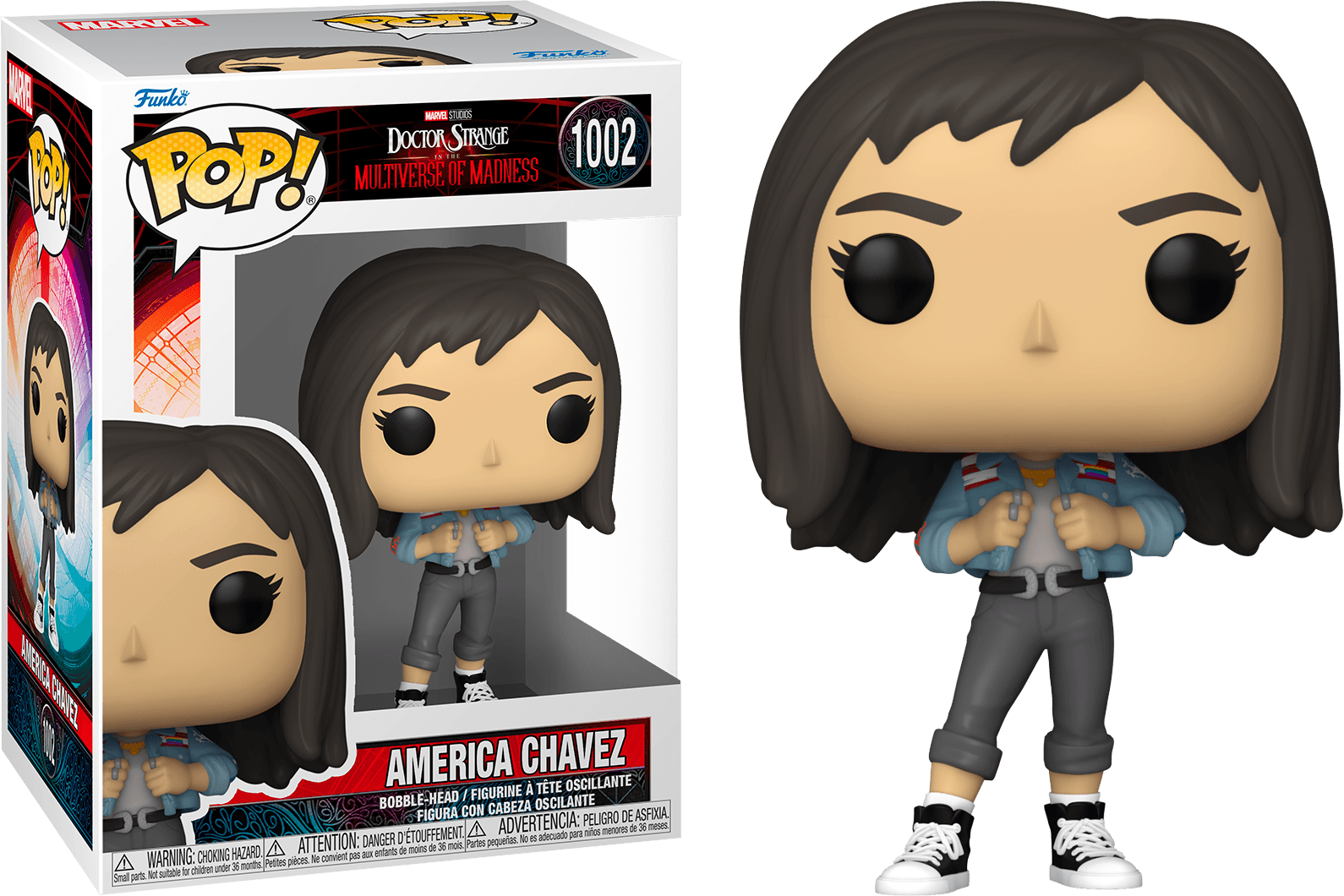 FUN60920 Doctor Strange 2: Multiverse of Madness - America Chavez Pop! Vinyl - Funko - Titan Pop Culture