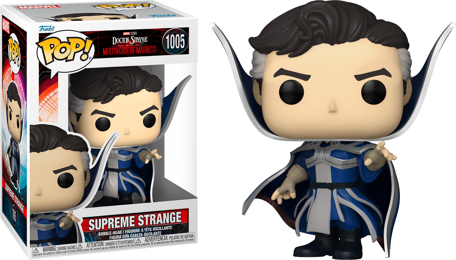 FUN60922 Doctor Strange 2: Multiverse of Madness - Supreme Strange Pop! Vinyl - Funko - Titan Pop Culture