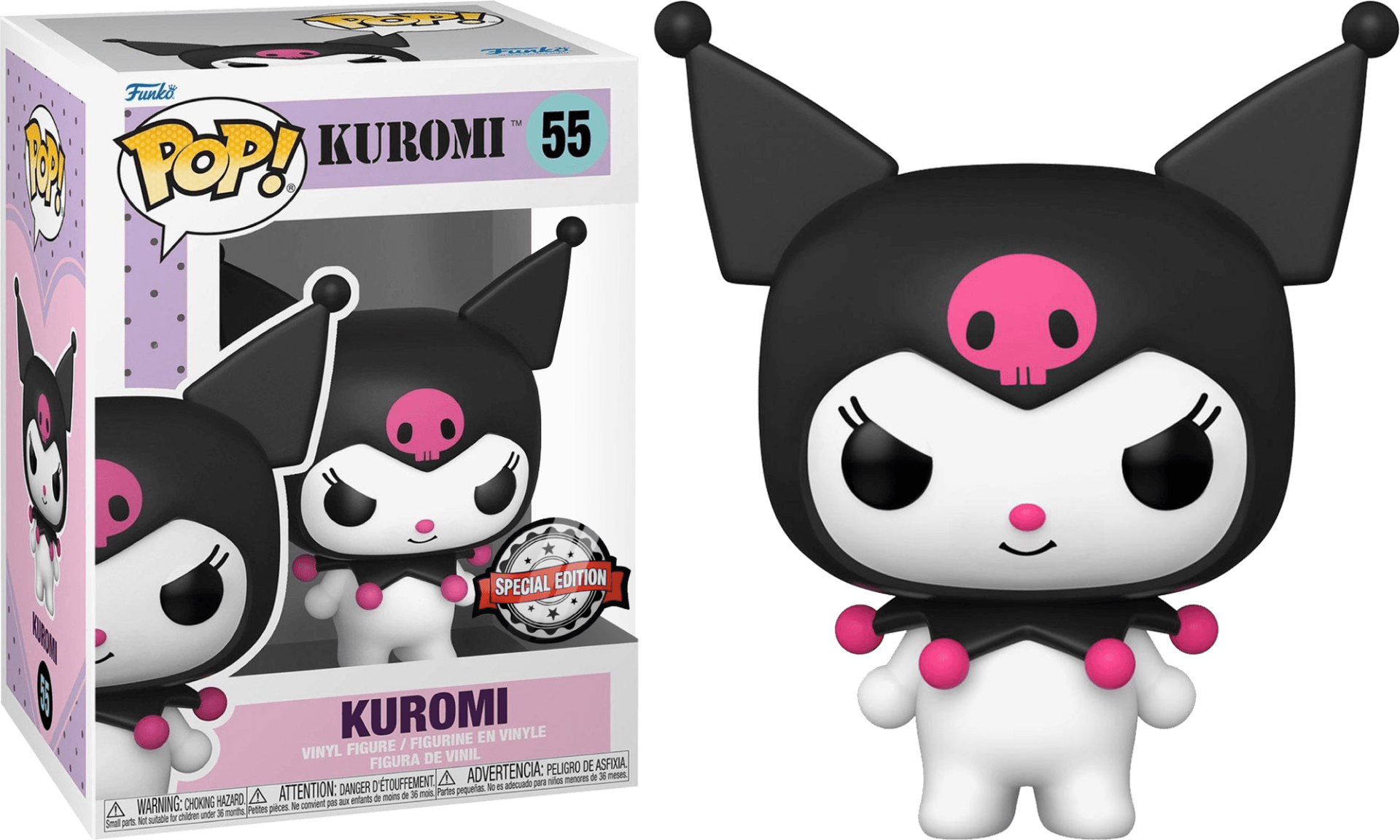 FUN61015 Kuromi - Kuromi Hooded US Exclusive Pop! Vinyl [RS] - Funko - Titan Pop Culture