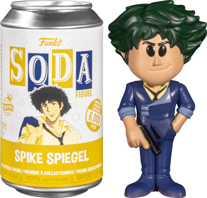 FUN61046 Cowboy Bebop - Spike Spiegel (with chase) US Exclusive Vinyl Soda [RS] - Funko - Titan Pop Culture