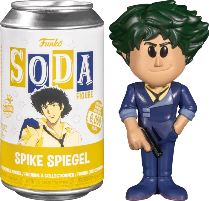 FUN61046 Cowboy Bebop - Spike Spiegel (with chase) US Exclusive Vinyl Soda [RS] - Funko - Titan Pop Culture