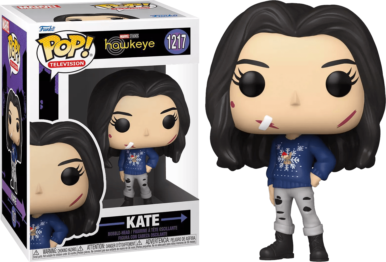 FUN61129 Hawkeye - Kate Christmas Sweater US Exclusive Pop! Vinyl [RS] - Funko - Titan Pop Culture