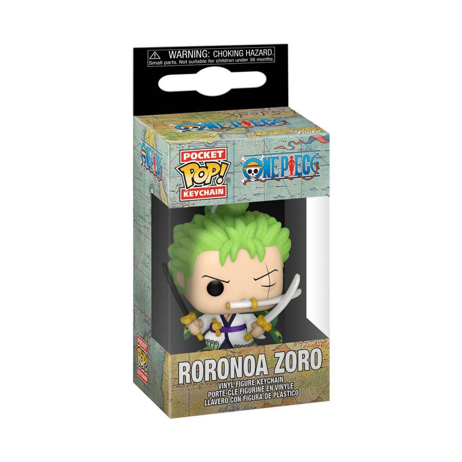 FUN61371 One Piece - Roronoa Zoro Pop! Keychain - Funko - Titan Pop Culture