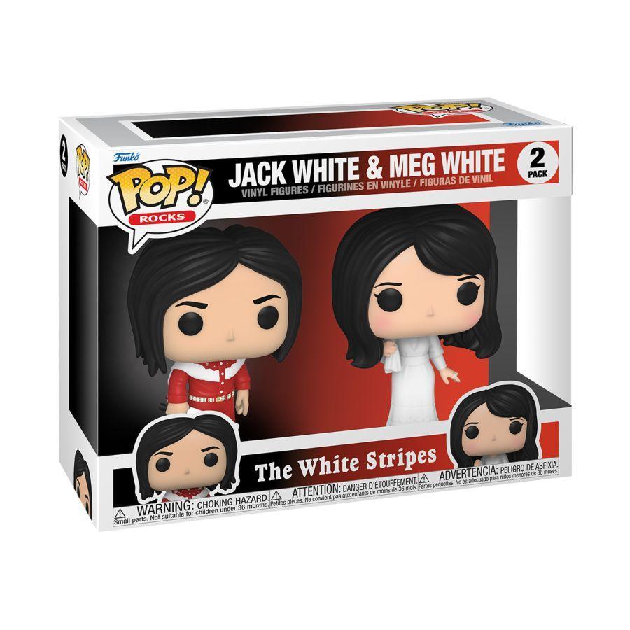 FUN61428 The White Stripes - Jack White & Meg White Pop! 2-Pack - Funko - Titan Pop Culture