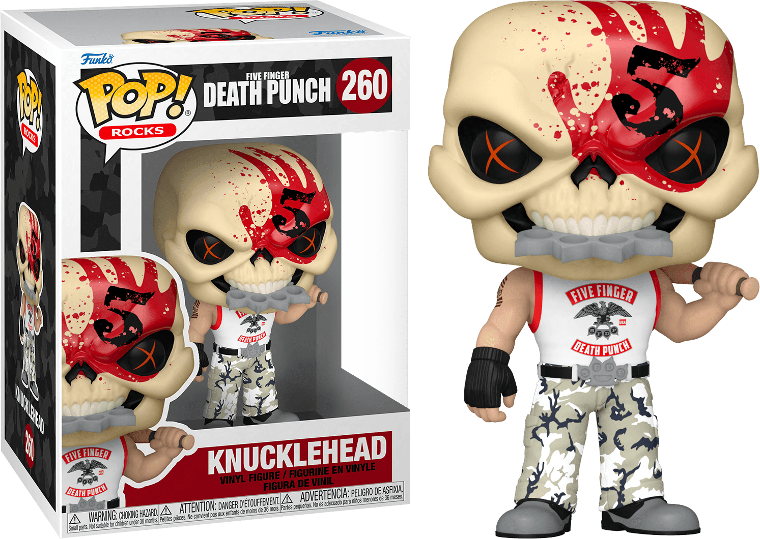 FUN61430 Five Finger Death Punch - Knucklehead Pop! Vinyl - Funko - Titan Pop Culture