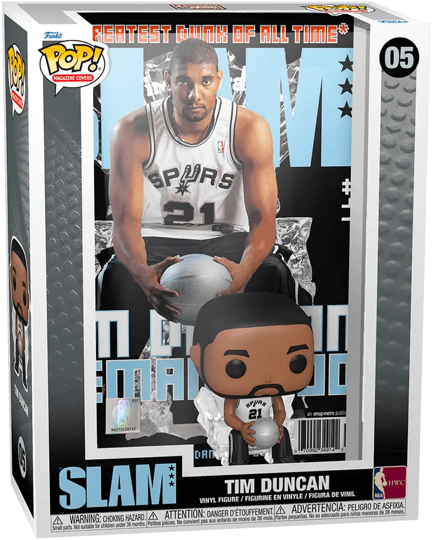 FUN61462 NBA: SLAM - Tim Duncan Pop! Magazine Cover - Funko - Titan Pop Culture