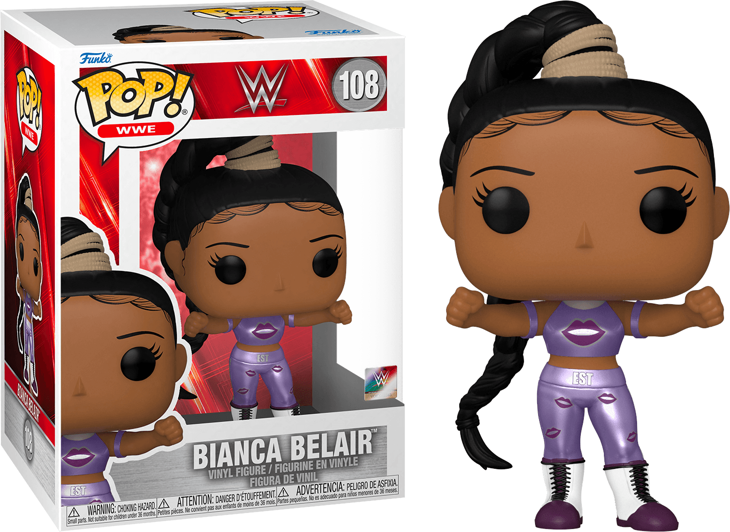 FUN61465 WWE - Bianca Belair (WM37) Pop! Vinyl - Funko - Titan Pop Culture