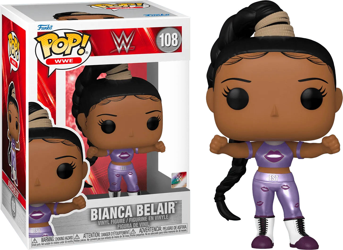 FUN61465 WWE - Bianca Belair (WM37) Pop! Vinyl - Funko - Titan Pop Culture