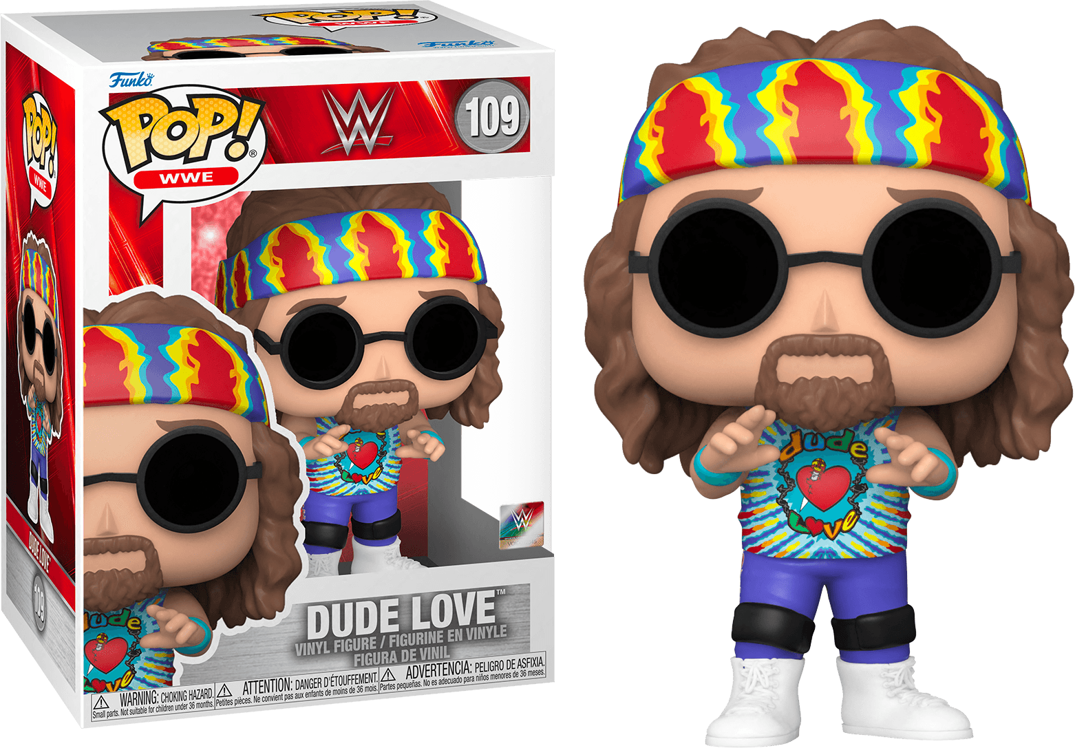 FUN61466 WWE - Dude Love Pop! Vinyl - Funko - Titan Pop Culture