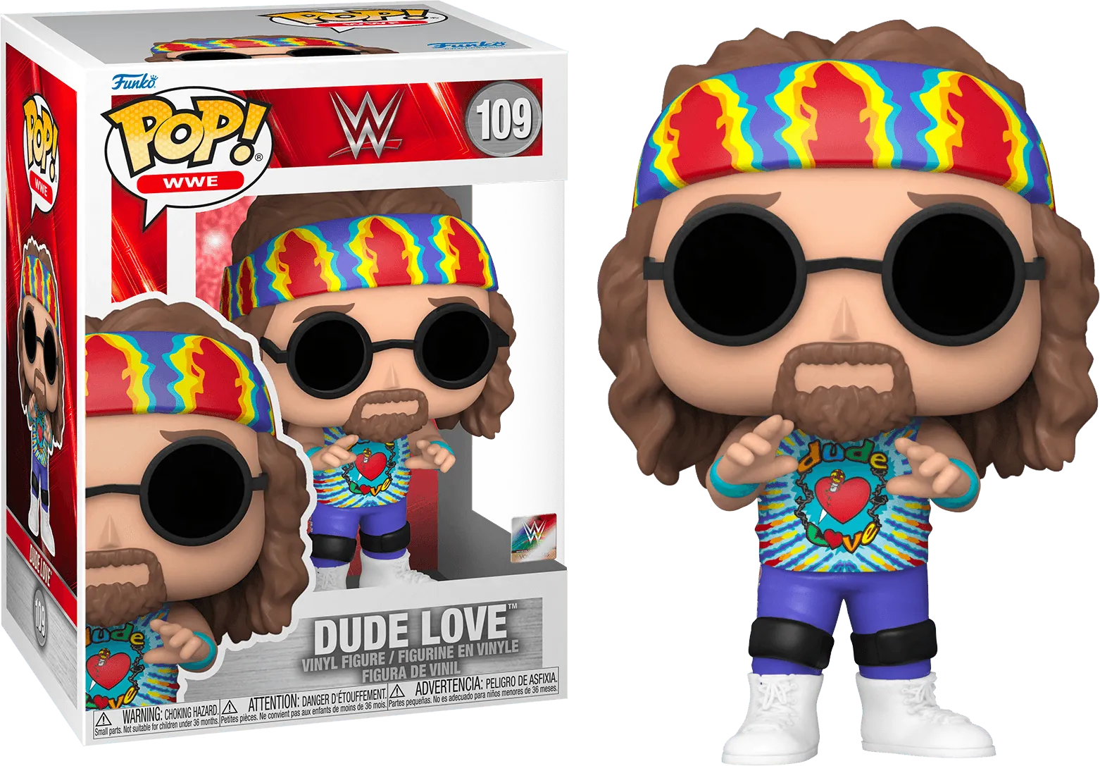 FUN61466 WWE - Dude Love Pop! Vinyl - Funko - Titan Pop Culture