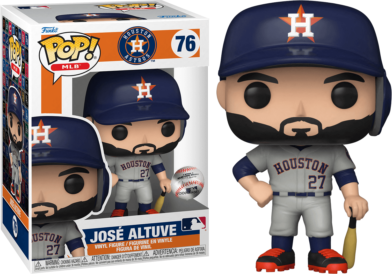 FUN61467 MLB: Astros - Jose Altuve (Away Jersey) Pop! Vinyl - Funko - Titan Pop Culture