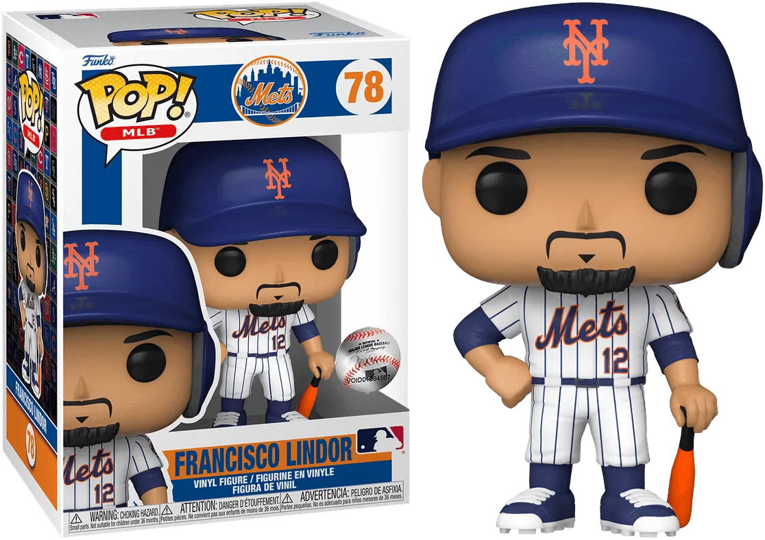 FUN61469 MLB: Mets - Francisco Lindor (Home Jersey) Pop! Vinyl - Funko - Titan Pop Culture