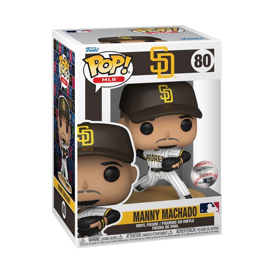 FUN61472 MLB: Padres - Manny Machado (Home Jersey) Pop! Vinyl - Funko - Titan Pop Culture