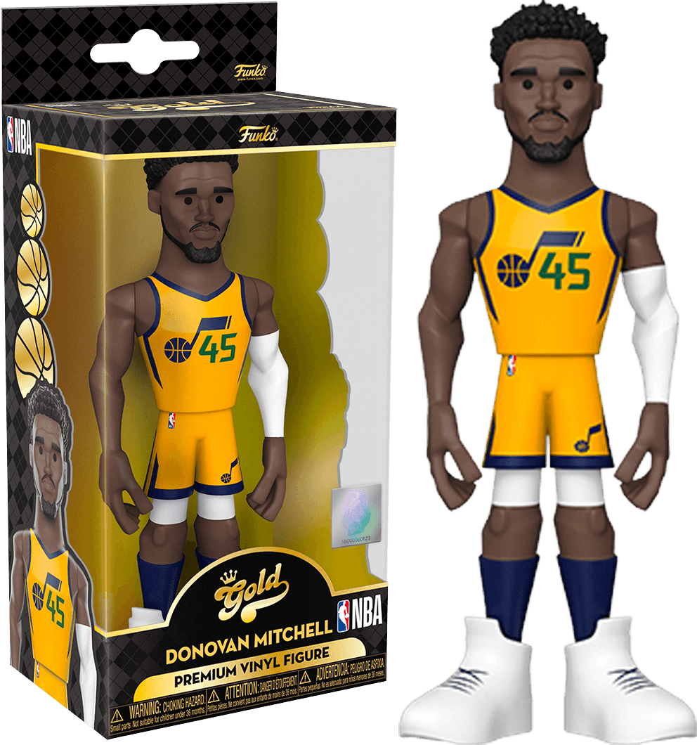 FUN61483 NBA: Jazz - Donovan Mitchell (CE'21) 5" Vinyl Gold (With Chase) - Funko - Titan Pop Culture