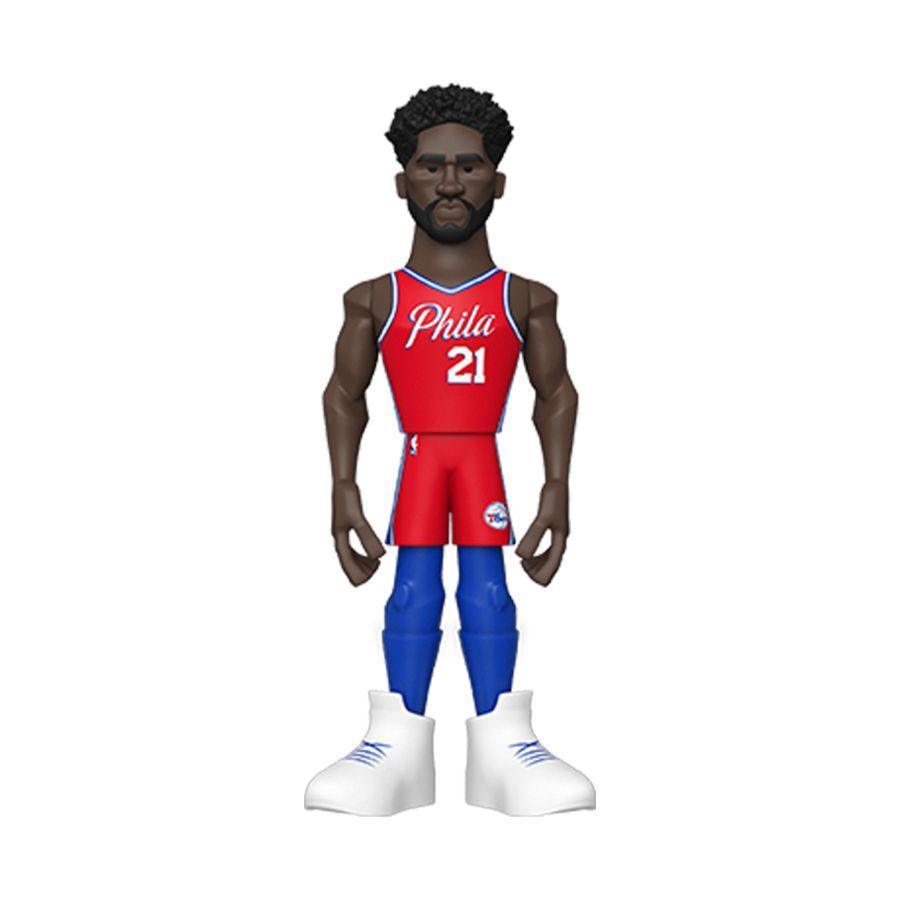 FUN61486 NBA: Sixers - Joel Embiid (CE'21) 5" Vinyl Gold (With Chase) - Funko - Titan Pop Culture