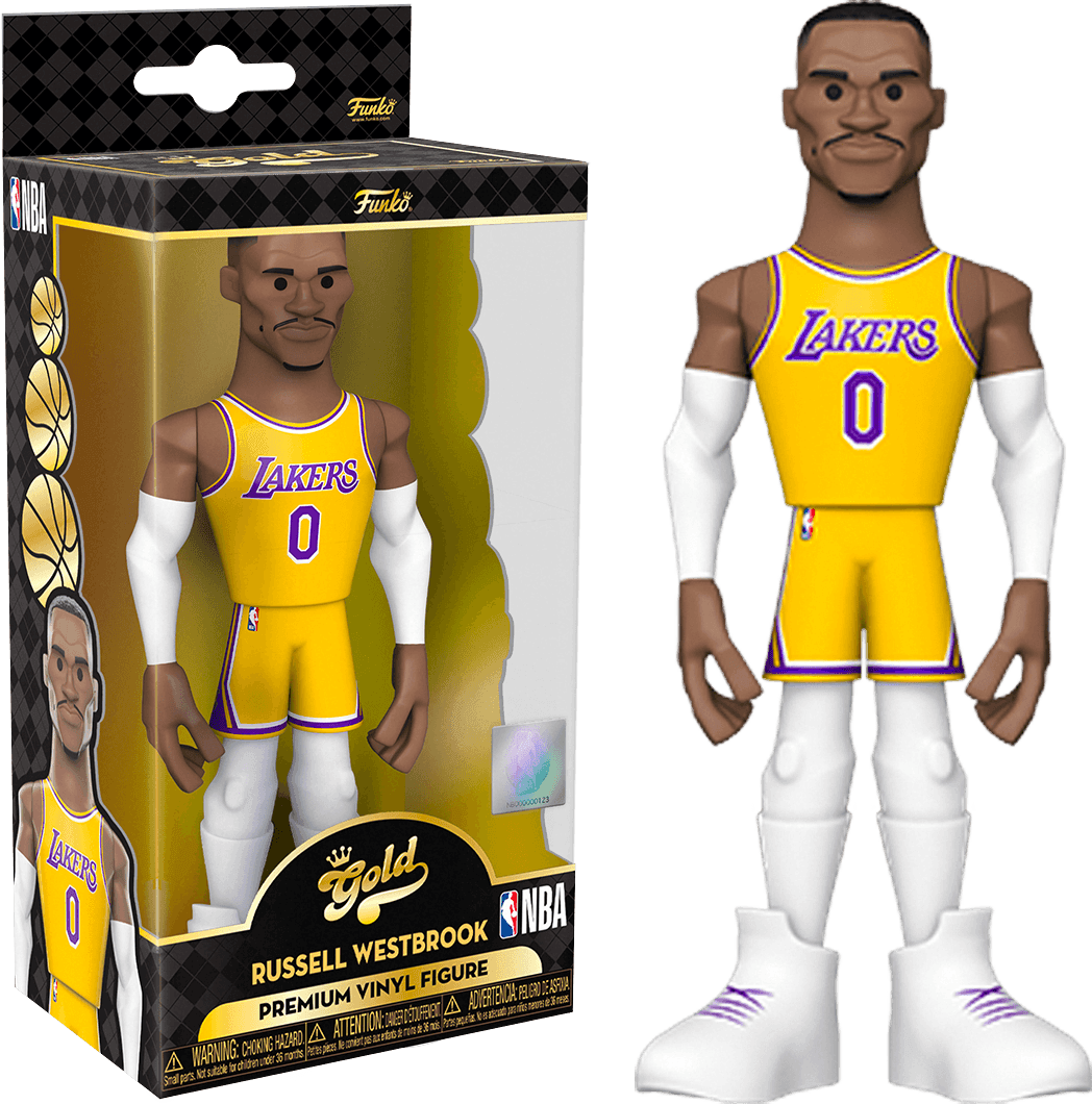 FUN61487 NBA: Wizards - Russell W (CE'21) 5" Vinyl Gold (With Chase) - Funko - Titan Pop Culture