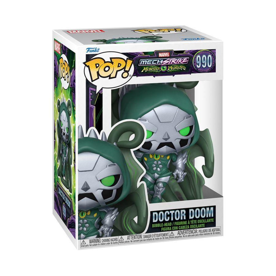 FUN61522 Marvel Mech Strike Monster Hunters - Dr Doom Pop! Vinyl - Funko - Titan Pop Culture