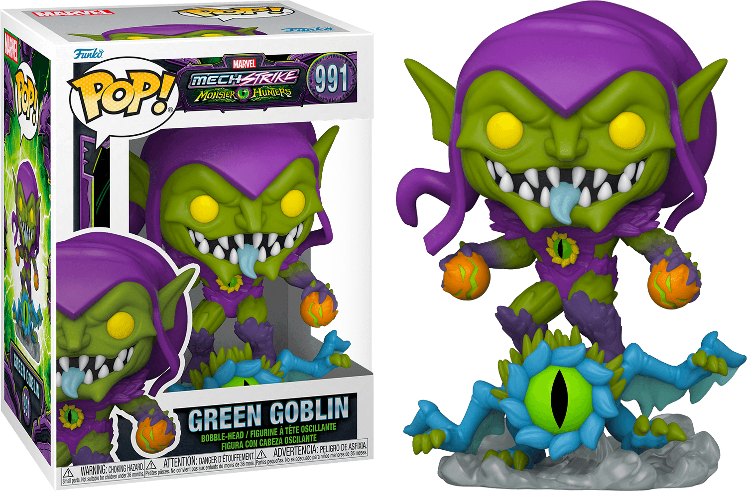 FUN61523 Marvel Mech Strike Monster Hunters - Green Goblin Pop! Vinyl - Funko - Titan Pop Culture