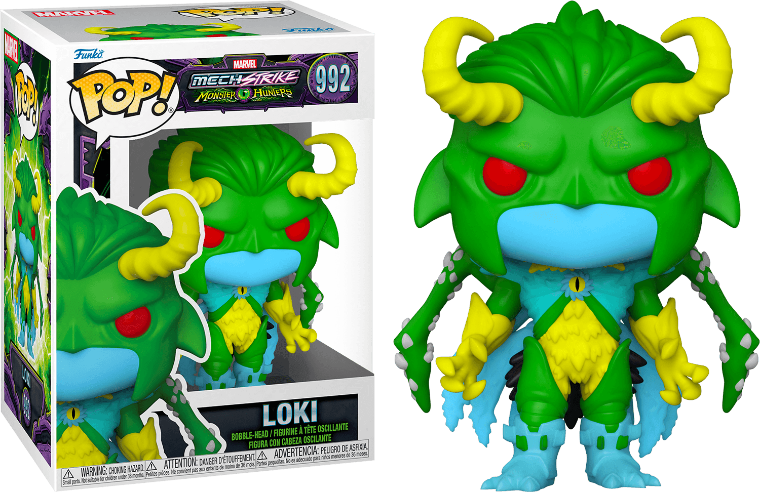 FUN61524 Marvel Mech Strike Monster Hunters - Loki Pop! Vinyl - Funko - Titan Pop Culture