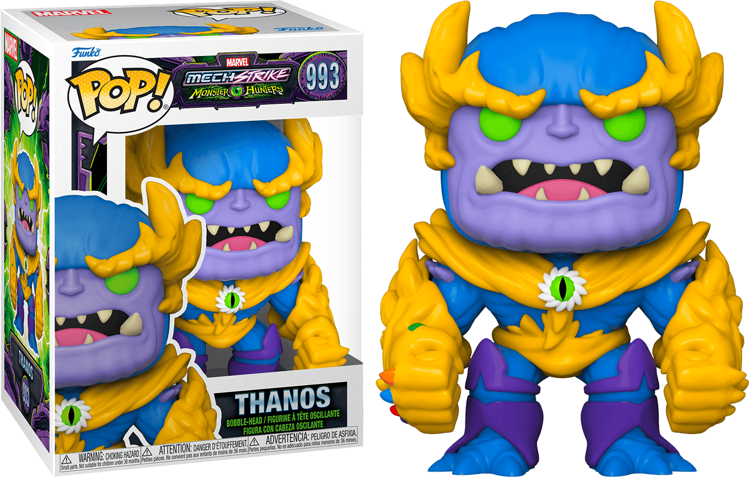 FUN61525 Marvel Mech Strike Monster Hunters - Thanos Pop! Vinyl - Funko - Titan Pop Culture