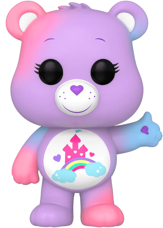 FUN61557 Care Bears 40th Anniversary - Care-a-Lot Bear (with chase) Pop! Vinyl - Funko TBA - Titan Pop Culture